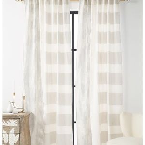 Anthropologie Woven Rayas Curtain Panel